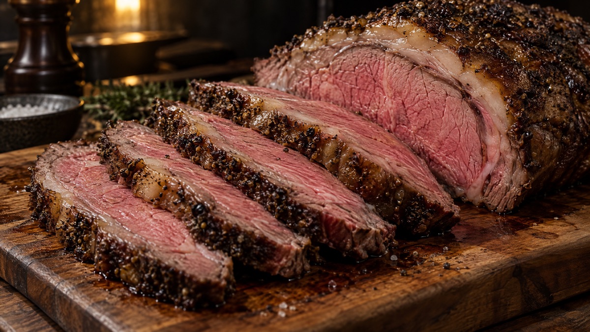 Pull Out Early, It Keeps Rising — Smoked Prime Rib